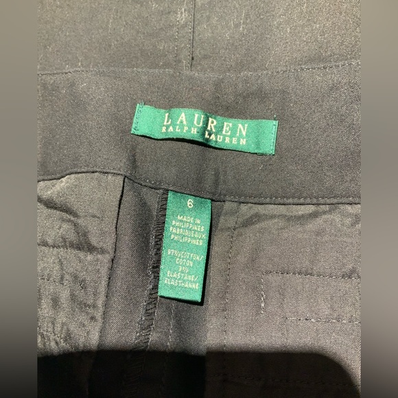 Lauren Ralph Lauren black jean like skirt size 6 - Picture 6 of 6